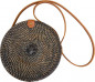 Handtasche Rattan dunkel 20 x 8cm