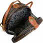 Handtasche Rattan dunkel 20 x 8cm