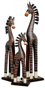 Zebra, 30,40, 50cm, 3-er Set