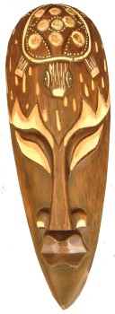 Maske bemalt 30cm