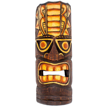 Maske Tikki bemalt, 30 cm, Modell 1