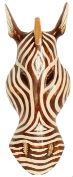 Maske Zebra, 30cm