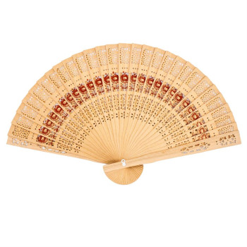 F�cher aus Holz, 28 cm, VE4