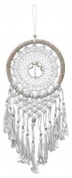 Dreamcatcher wei Boho-Style 22 cm