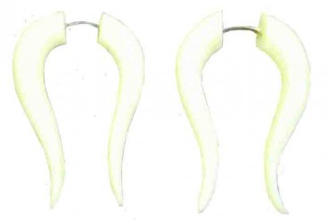 Ohrringe aus Bone, Nr. 95, VE5
