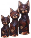 Katze Merle, 20, 25, 30cm, im 3-er Set