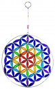 Suncatcher Blume des Lebens Rainbow, 20cm