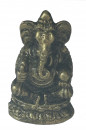 Mini-Statue Ganesha, Messing antik, 3 cm