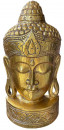 Buddha-Maske 2 mit Gold 50cm