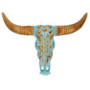 Maske Bulle, t�rkis, 50 cm