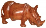 Nashorn aus Soar-Wood 30cm