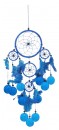 Dreamcatcher Nylon mit Capis, 12cm, blau