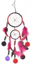 Dreamcatcher Nylon, lila/schwarz, 7 cm