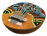 Kalimba bemalt