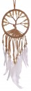 Dreamcatcher 11cm, Lebensbaum, natur